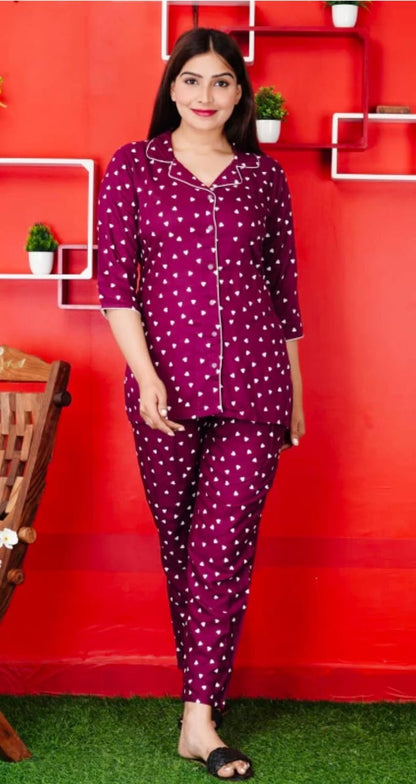 Rayon Night suit